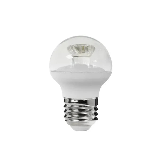 Bulbo tipo globo LED 4W base E26 luz blanca 6 500K