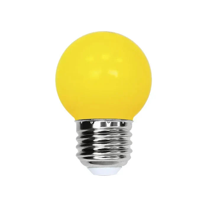 Bombillos LED tipo globo amarillo 1W