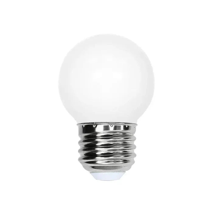 Bulbo LED tipo globo blanco 1W