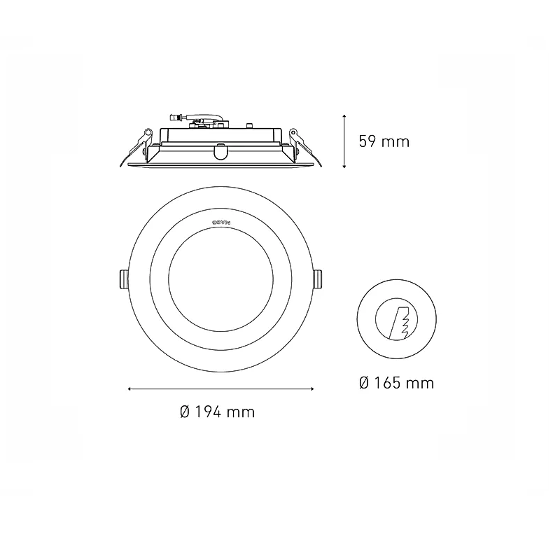 M 2300 DOM 23W 100-305V 40K BC