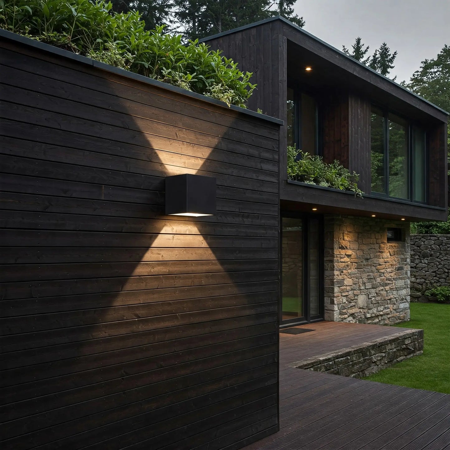 Lámpara LED Arbotante Cuadrado 41052 - 12W | Iluminación Moderna y Eficiente