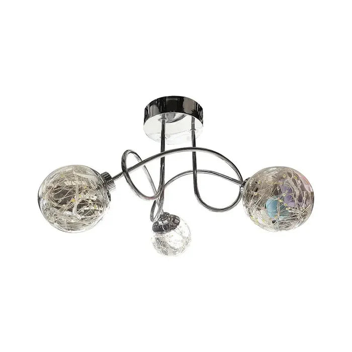 Lámpara decorativa LED para sobreponer 3 esferas