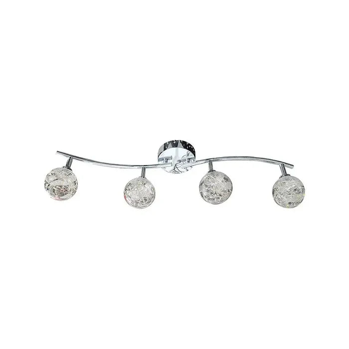 Lámpara decorativa LED para sobreponer 4 esferas