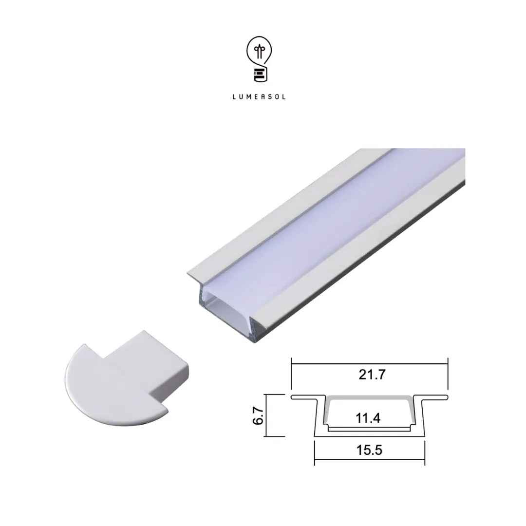 Perfil de Aluminio ML-ST-ALPRO-02