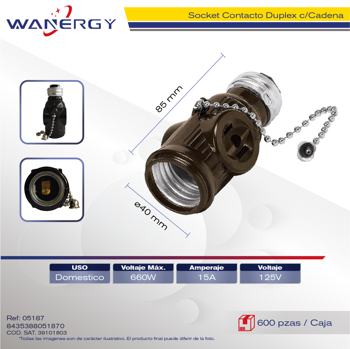 SOCKET CONTACTO – Lumeasol