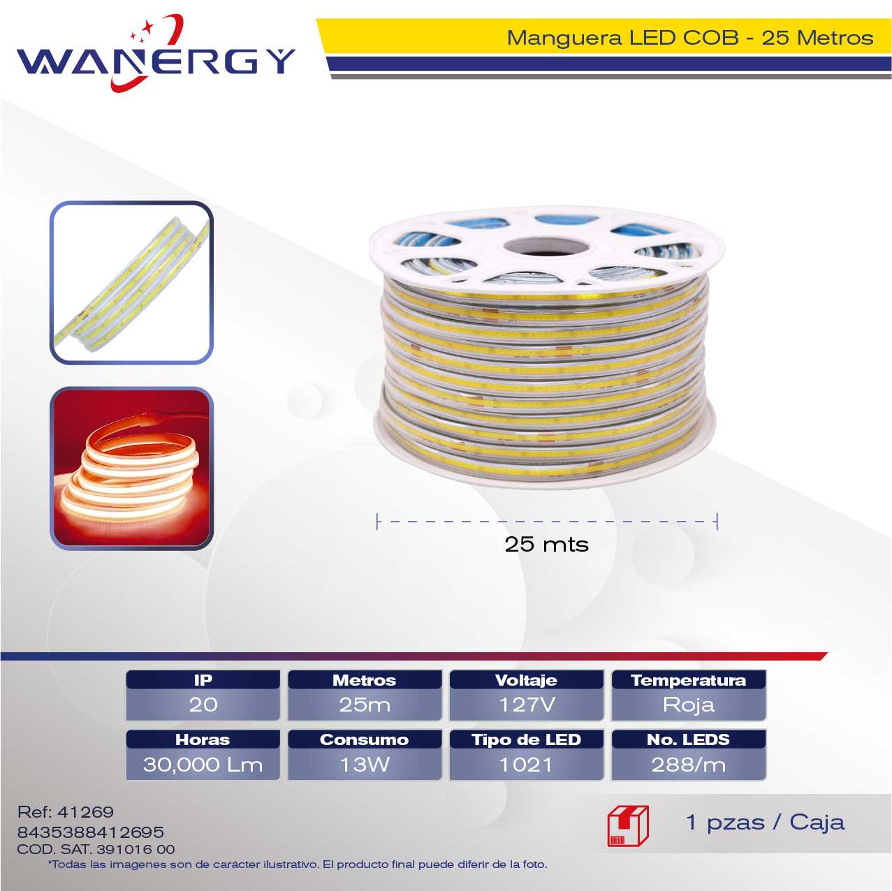 MANGUERA LED COB LED 1021 288D/M/UNION 67934