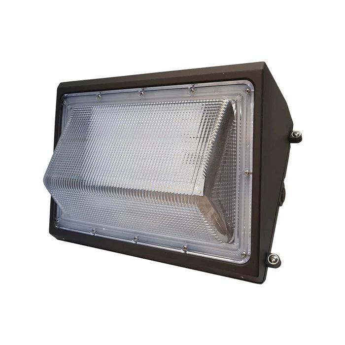 Luminario industrial tipo wallpack de LED 50W luz blanca 6 500K