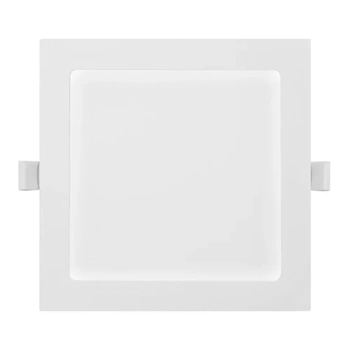 Panel cuadrado para empotrar tipo downlight LED 18W luz cálida 3 000K