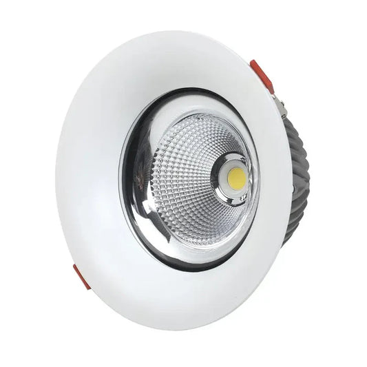 Luminario tipo downlight alta potencia LED COB 50W luz blanca 6 500K