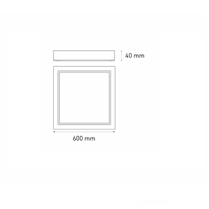 SQ 45 FLAT S 45W 100-305V 40K BC