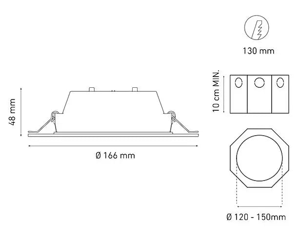 LUNA 9/11W 100-240V 60K BC